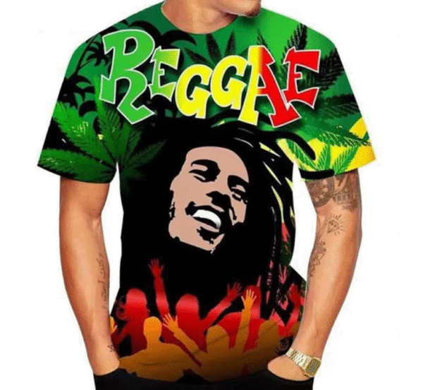 Koszulka Reggae z Bobem Marleyem